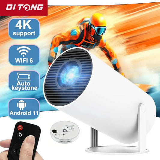 HY300 Plus HD Projector Portatil 4K 1280x720P Android Wifi LED Video Home Theater Cinema Phone Mini Games Proyector Movie