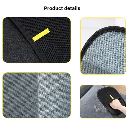 Luvas reutilizáveis antiestáticas para remoção de pelos de animais de estimação, luvas de dupla face para higiene de animais, removem pelos de carpetes.