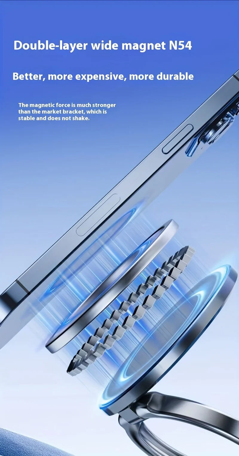 Suporte magnético super resistente e dobrável para iPhone e Android.