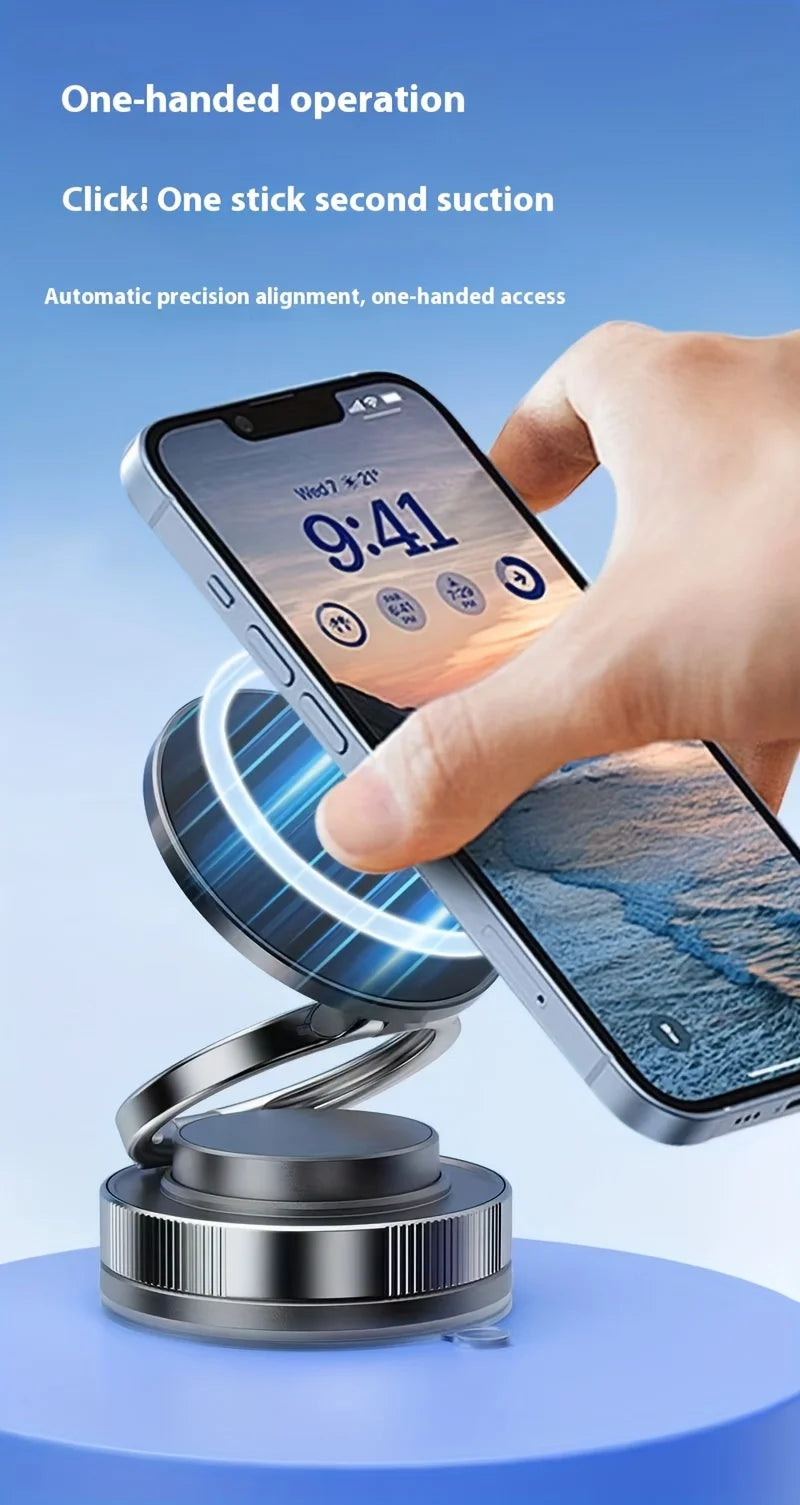 Suporte magnético super resistente e dobrável para iPhone e Android.